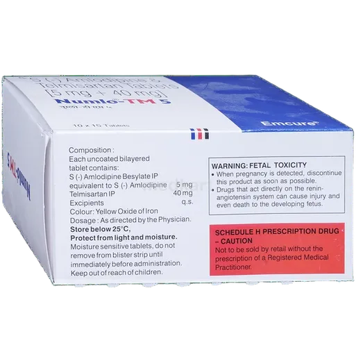 numlo tm 5mg tablet 10's